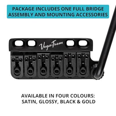 VegaTrem VT1 UltraTrem Standard Black brug voor elektrische gitaar