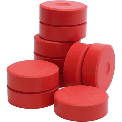 Colortime Tempera vloeibare aquarelverf, h: 19 mm, d 57 mm, rood, 10 stuk/ 1 doos