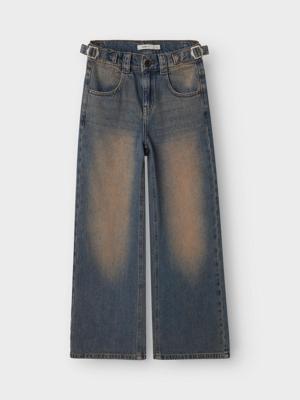 Name it winter jeans broek meisjes - donker blauw - NkfBella - skater fit