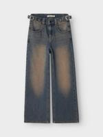 Name it winter jeans broek meisjes - donker blauw - NkfBella - skater fit - thumbnail