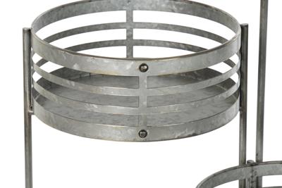 Grondlegger DKD Home Decor 3 in 1 Grijs Metaal Ijzer Loft (47 x 35 x 72 cm)