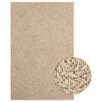 VidaXL Vloerkleed zizur binnen en buiten 200x290 cm jute look - thumbnail