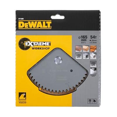 DeWALT Cirkelzaagblad voor Aluminium | Extreme | Ø 165mm Asgat 20mm 54T - DT1088-QZ - thumbnail