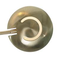 Steinhauer Vloerlamp met leeslampje Zenith 2-lichts messing mat 7972ME - thumbnail