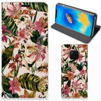 Huawei Mate 20 Pro Smart Cover Flowers - thumbnail
