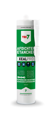 TEC7 XealPro Siliconenkit 310ml - Transparant Grijs TEC7 XealPro Siliconenkit 310ml - Transparant Grijs