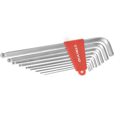 Trivio - Fietsgereedschap Inbussleutelset 9-delig 1.5-2-2.5-3-4-5-6-8-10MM Trivio - Fietsgereedschap Inbussleutelset 9-delig 1.5-2-2.5-3-4-5-6-8-10MM