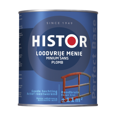 Histor Perfect Base Loodvrije menie - Roodbruin