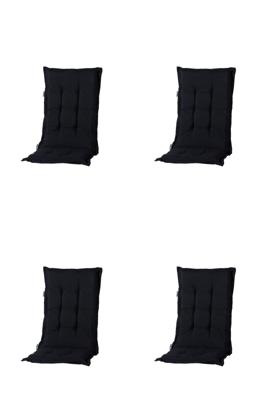 Kussen hoog 50x123 Basic zwart (4 stuks) Madison - Madison