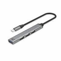 ACT AC6425 USB-C Hub | 3x USB-A 480Mbps | 1x USB-A 5Gbps | Aluminium | Kabellengte 18 cm - thumbnail