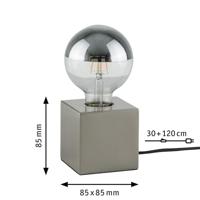 Paulmann Kura 79730 Tafellamp LED E27 20 W RVS (geborsteld) - thumbnail