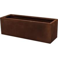 Ter Steege Static rechthoekige plantenbak 95x32x32 cm roest - thumbnail