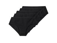 esmara Set van 5 dames onderbroeken (Zwart, S (36-38)) - thumbnail