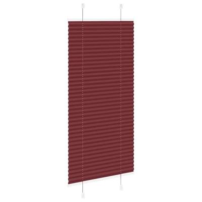 VidaXL Plissé rolgordijn 65x100 cm stofbreedte 64,4 cm bordeauxrood VidaXL Plissé rolgordijn 65x100 cm stofbreedte 64,4 cm bordeauxrood