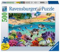 Ravensburger legpuzzel baby zeeschildpadden, 500st. - thumbnail
