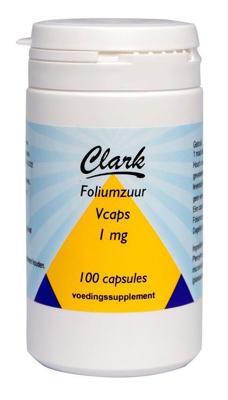 Clark Foliumzuur 1mg Capsules Clark Foliumzuur 1mg Capsules