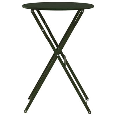 Bistrotafel Donkergroen Ø50x71 cm Poedercoating staal