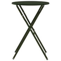 Bistrotafel Donkergroen Ø50x71 cm Poedercoating staal - thumbnail
