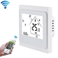 BHT-002GBLW 16A belasting elektronische verwarming Type LCD digitale kamerthermostaat met Sensor & tijdweergave Verwarming WiFi Control(White) - thumbnail