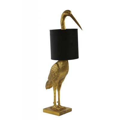 Tafellamp Birdy 77cm hoog goud