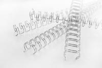 Draadrug GBC 5mm 34-rings A4 zilver 100 stuks - thumbnail