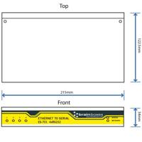 Brainboxes RS232 4 Port Ethernet op Serial Adapter - thumbnail