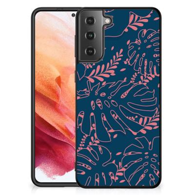 Samsung Galaxy S21 Bloemen Hoesje Palm Leaves Samsung Galaxy S21 Bloemen Hoesje Palm Leaves