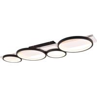 LED Plafondlamp 44W. Dimbaar Warm Wit 3000K. Mat Zwart Metaal - thumbnail