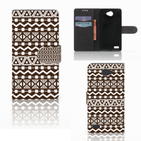 LG Bello 2 Telefoon Hoesje Aztec Brown - thumbnail