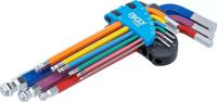 BGS technic Hexagon Socket Wrench Set Extra Long With Ball Head 1.5 - 10 mm 9 Pcs. - thumbnail