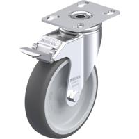 Blickle LKPA-PATH 126G-FI Zwenkwiel met rem Wieldiameter: 125 mm Draagvermogen (max.): 120 kg 1 stuk(s) - thumbnail