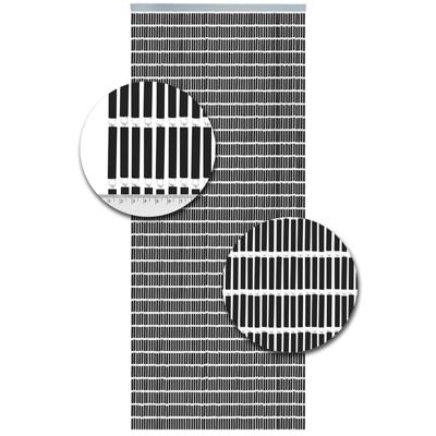 Vliegengordijn Hulzen Zwart - 90cm x 210cm