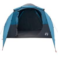 Tunneltent 6-persoons waterdicht blauw - thumbnail