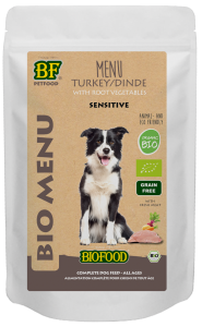 BF Petfood Biofood Organic Bio Menu Sensitive kalkoen natvoer hond (150 g) 2 x (15 x 150 g)