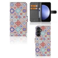 Samsung Galaxy S23 FE | Bookcase | Tiles Color - thumbnail