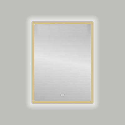 Best Design Badkamerspiegel Nancy Isola LED Verlichting 60x80 cm Mat Goud Best Design Badkamerspiegel Nancy Isola LED Verlichting 60x80 cm Mat Goud