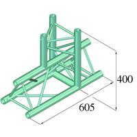 ALUTRUSS DECOLOCK DQ3-PAT37 3-way T-Piece 90Â° - thumbnail
