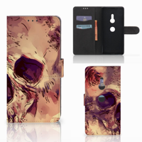 Telefoonhoesje met Naam Sony Xperia XZ3 Skullhead - thumbnail