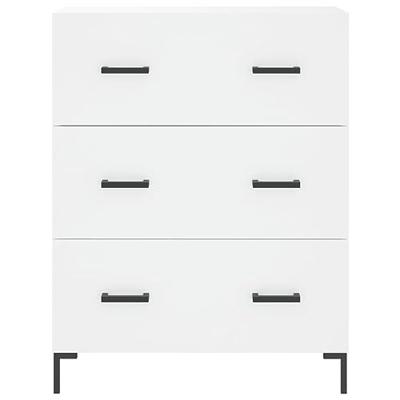 Dressoir 69,5x34x90 cm bewerkt hout wit