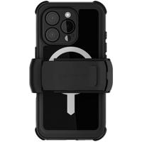 Ghostek Nautical Waterproof MagSafe Case + Belt Swivel Holster Apple iPhone 16 Pro Black - thumbnail