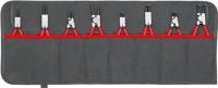 KNIPEX borgveertangenset 00 19 58 v01 (rood/zwart, 8-delig, incl. roltas ) - thumbnail