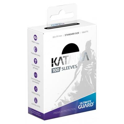 Ultimate Guard Katana Sleeves Standard Size (100) - Black