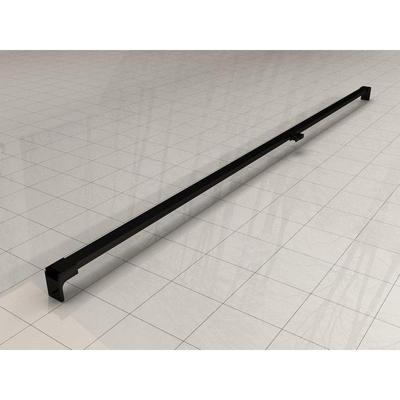 Wiesbaden Horizon stabilisatiestang voor nisdeur mat zwart