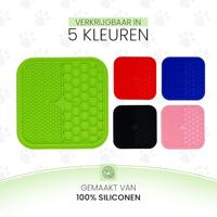 Eat Slow Live Longer Lick Mat Duo L Green - thumbnail