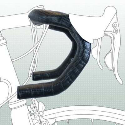 Bike Ribbon Carbon Stuurlint - Zilver Bike Ribbon Carbon Stuurlint - Zilver
