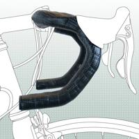 Bike Ribbon Carbon Stuurlint - Zilver - thumbnail