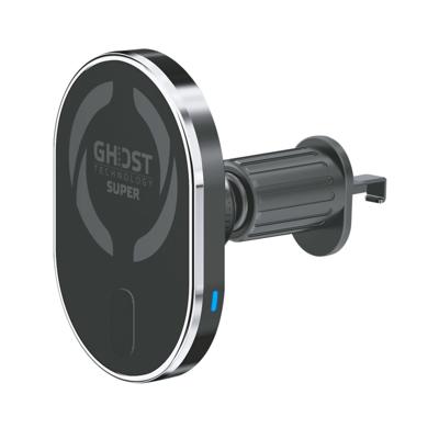 Celly GhostSuperMag MagSafe Wireless Car Charger Holder Black