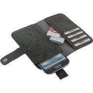 Senza Suede Wallet Slide Case Warm Grey Size XXL - thumbnail