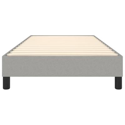 Boxspring bed 80x200 cm stof lichtgrijs