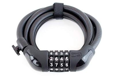 CONTEC zahlen-spiralkabelschloss "powerloc" ct comb.coil.cab.powerloc 12mm x 185cm black